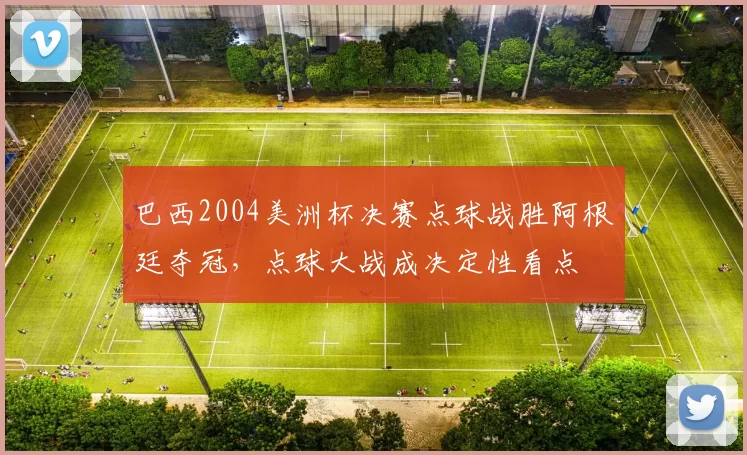 巴西2004美洲杯决赛点球战胜阿根廷夺冠，点球大战成决定性看点